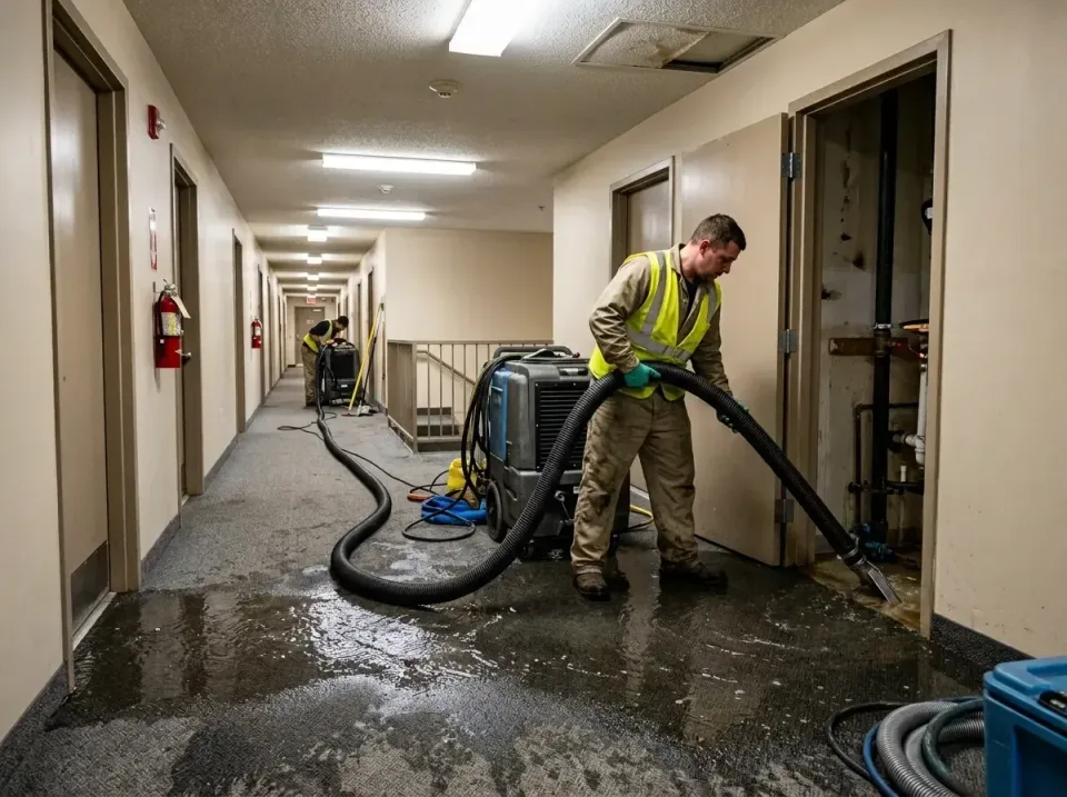 multi-unit-apartment-hallway-f-005 — frequently asked questions, Emergency Burst Pipe Water Extraction & Removal in Idyllwil…